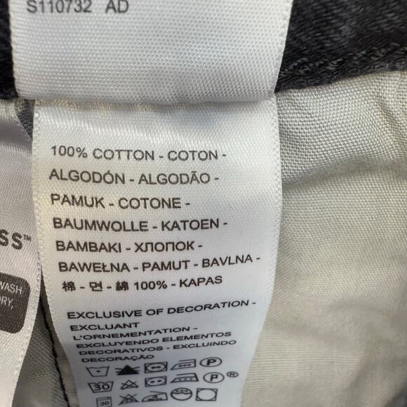 Levi's 501XX Shorts Women's 32 (14) Black 2.5" Short Button Fly Classic Raw Hem - Picture 5 of 13